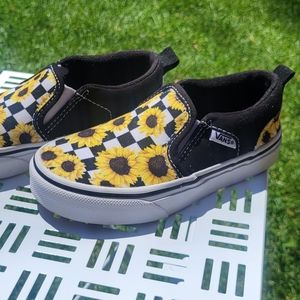 Sunflower VANS in size 11 Toddler